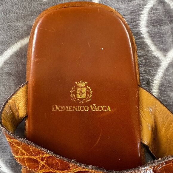 Domenico Vacca Men’s Crocodile Skin Men\'s Sandals Sz 8.5 main image 11